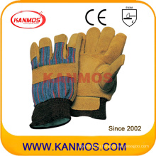 Кожа Сплит кожа промышленной безопасности Теплые зимние рабочие перчатки (11303)